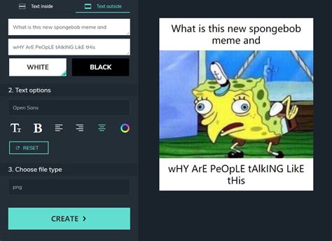 mocking spongebob text generator|spongebob typing generator.